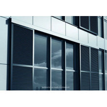 Exterior Sunshade Sliding Aluminium Louvre Window